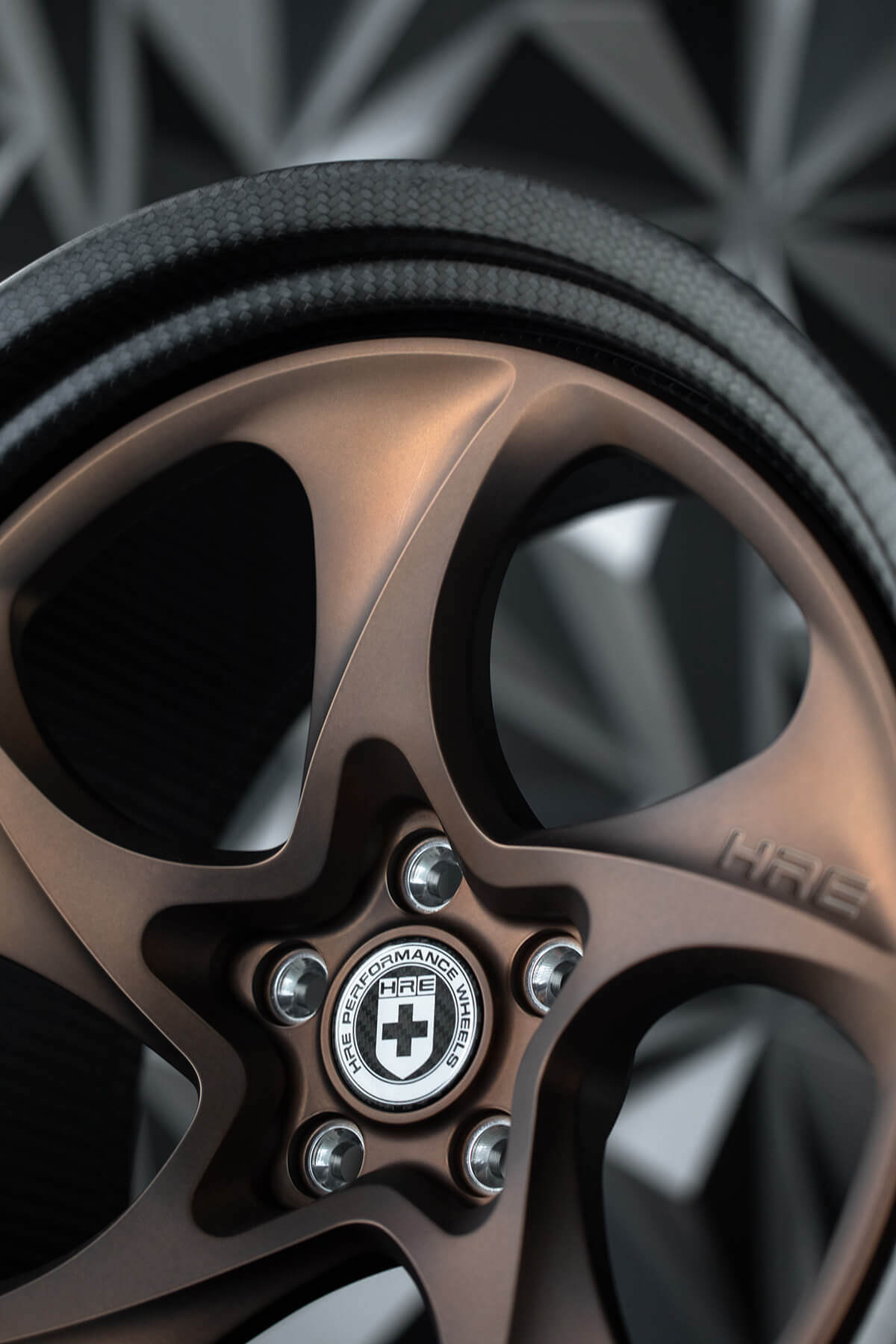 Modular 2-Piece utilizing HRE's proprietary CRBN™ barrel